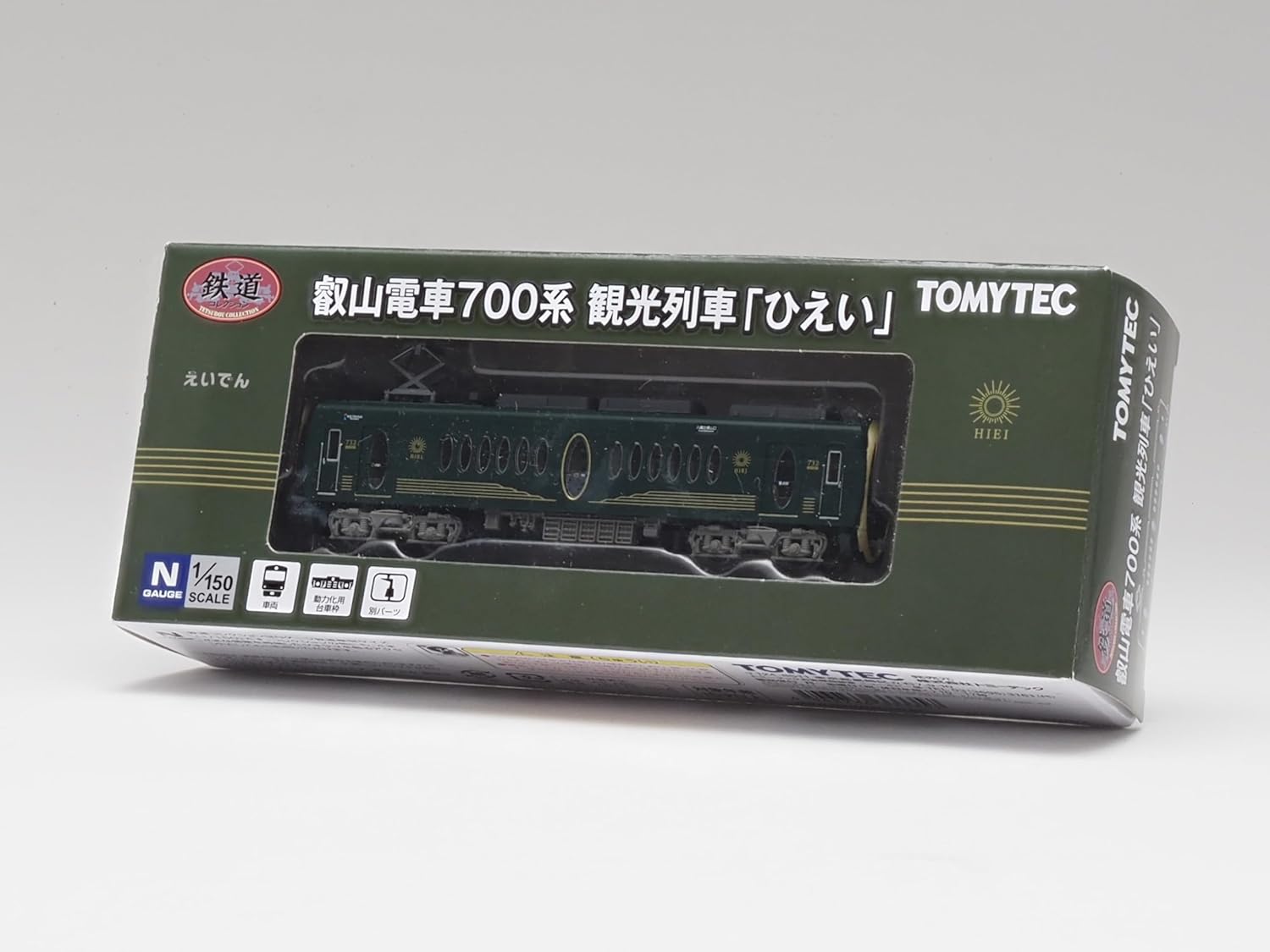 TOMYTEC Railway Collection: Eizan 700 Series Sightseeing Train "Hiei" - BanzaiHobby
