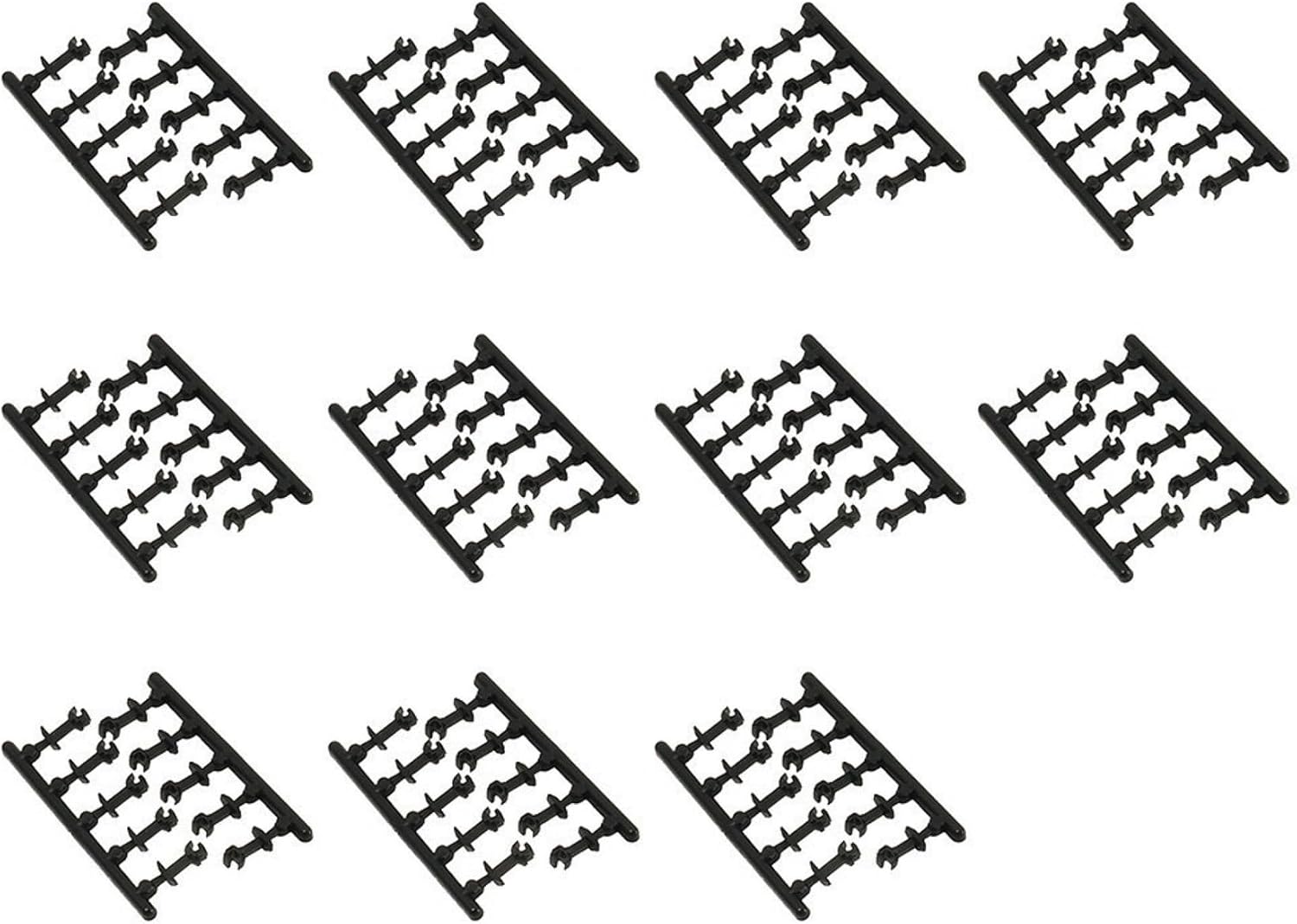 Green Max 8900 N Gauge Knuckle Coupler Value Pack (Medium, Black, 110 Pieces) - BanzaiHobby