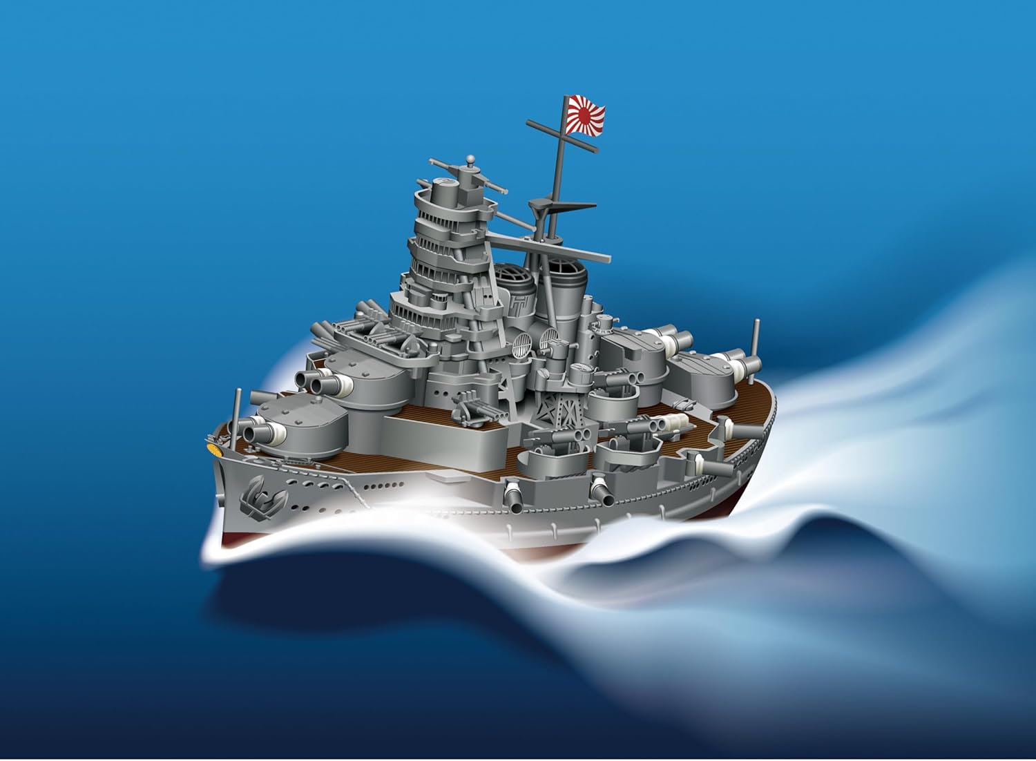 Fujimi Chibi Maru Fleet Series No. 8 Chibi Maru Fleet Kirishima - BanzaiHobby