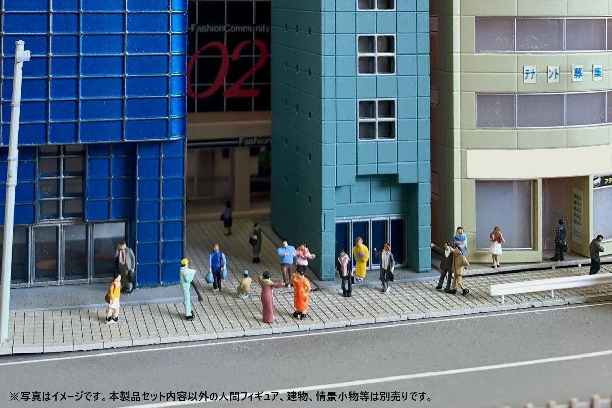 TOMIX Scene Collection The Man 120-2 People in the Red Light District A2 Diorama Supplies - BanzaiHobby
