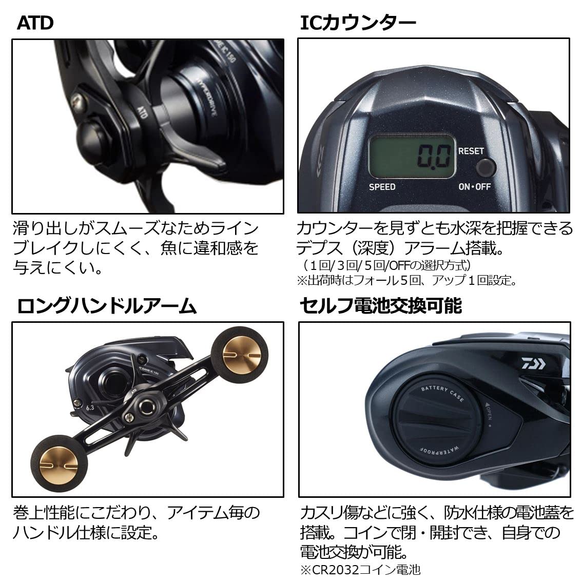 ダイワ(DAIWA) 両軸リール 22 ライトゲーム IC 150L-DH(2022モデル)