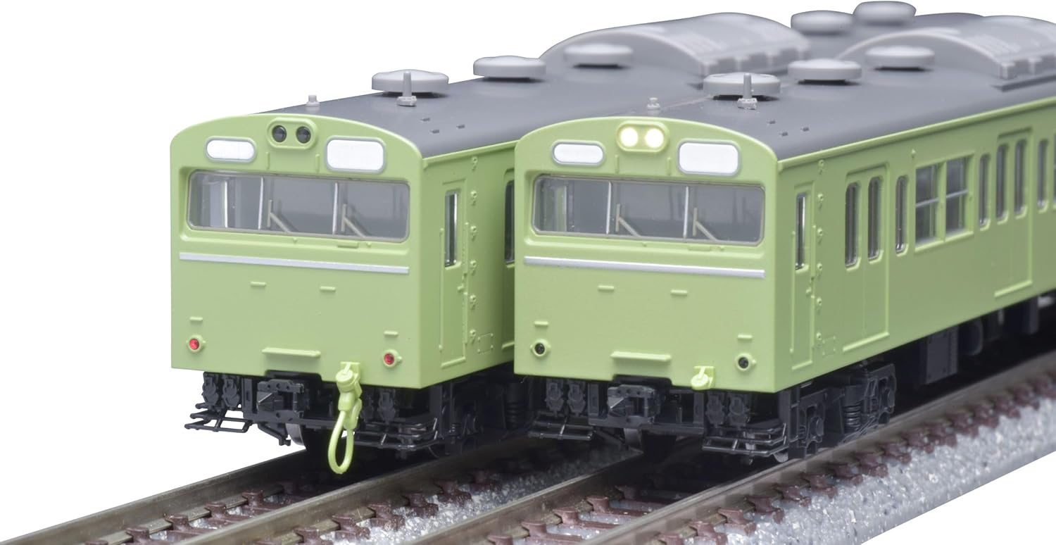 TOMIX 97616 N Gauge JNR 103 Series (Early Model Non-Air-Conditioned Car, Uguisu) Add-On Set (3 Cars)