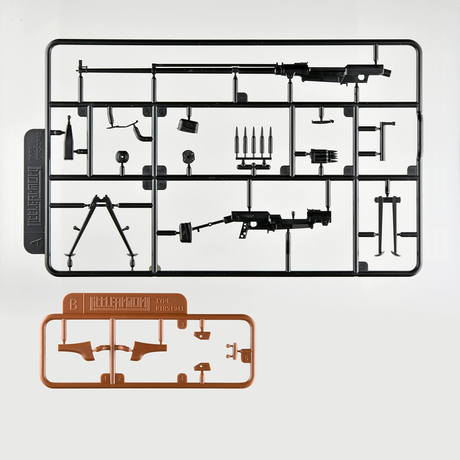 Tomytec Little Armory STUDY1942 LA090 Simonov PTRS1941 Type Plastic Model - BanzaiHobby