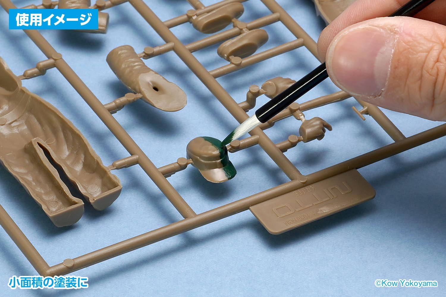 Wave OF-057 Finish Products Series Single Use Type Fine Brush, 12 Pieces - BanzaiHobby