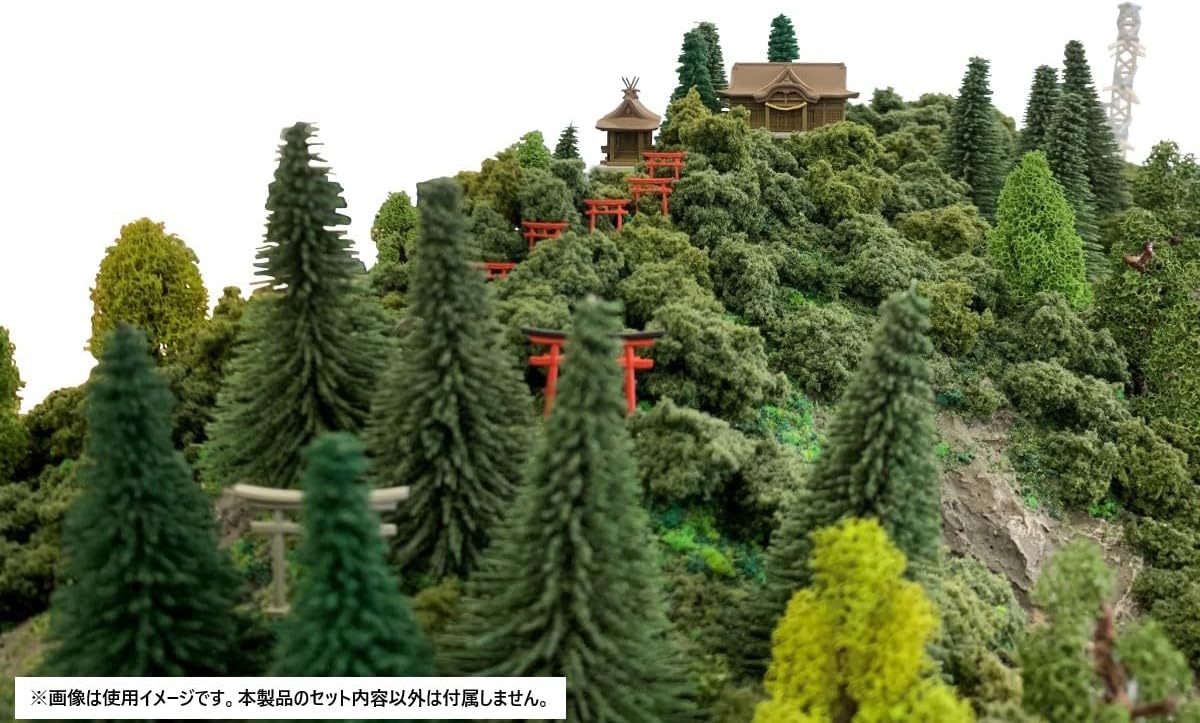 TOMYTEC Scene Accessories 144, Distant View Material, Shrines and Torii gates - BanzaiHobby
