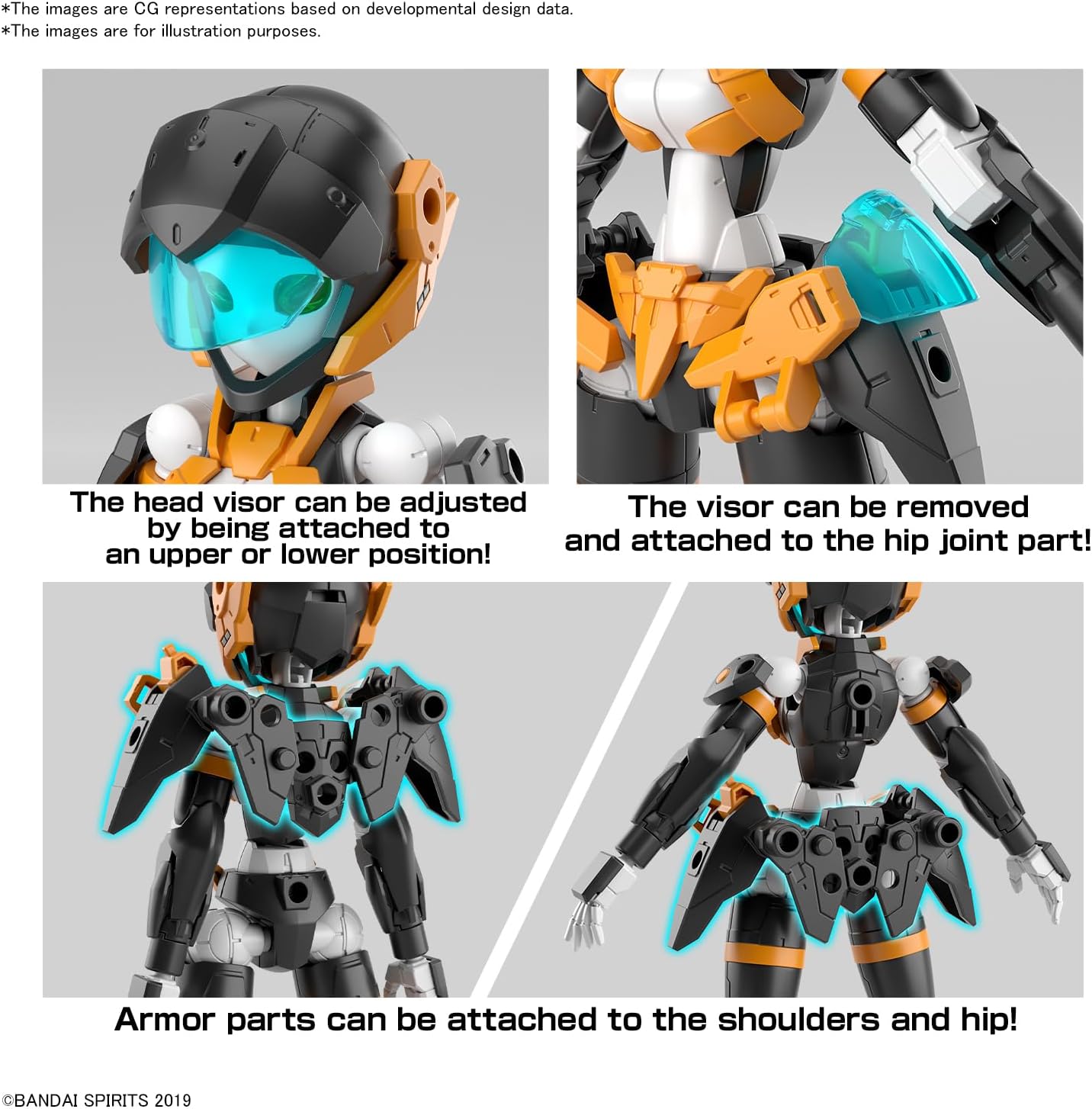 BANDAI EXM-H15D 1/144 30MM Acherby TYPE-D - BanzaiHobby