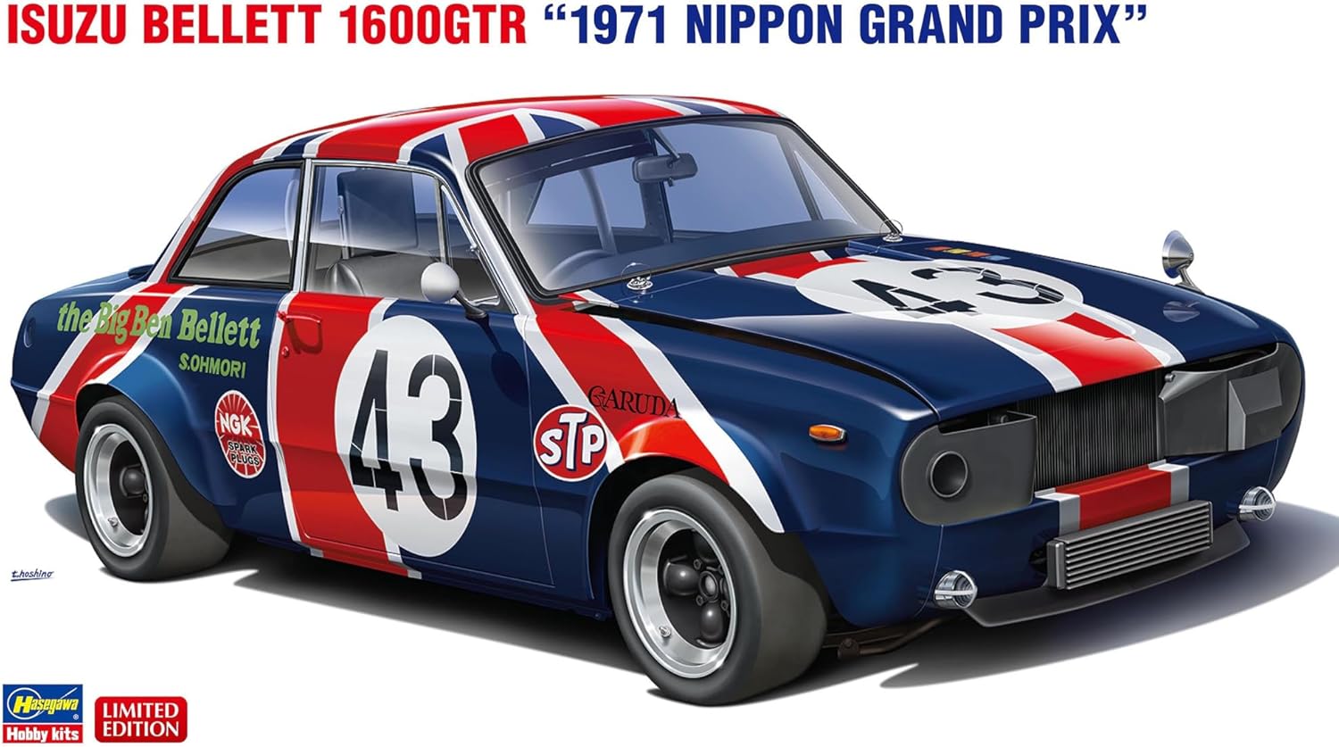 Hasegawa 20776 1/24 Isuzu Bellett 1600GTR 1971 Nippon Grand Prix - BanzaiHobby