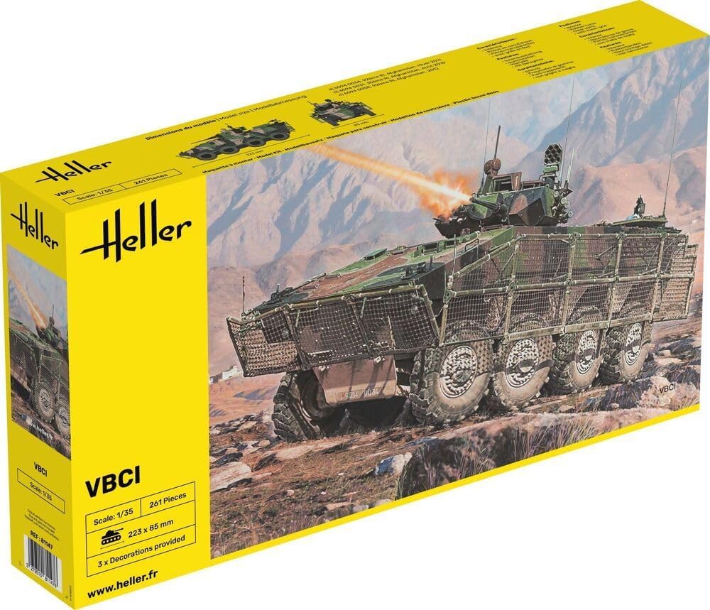 Heller HEL81147 1/35 VBCI French infantry fighting vehicle - BanzaiHobby