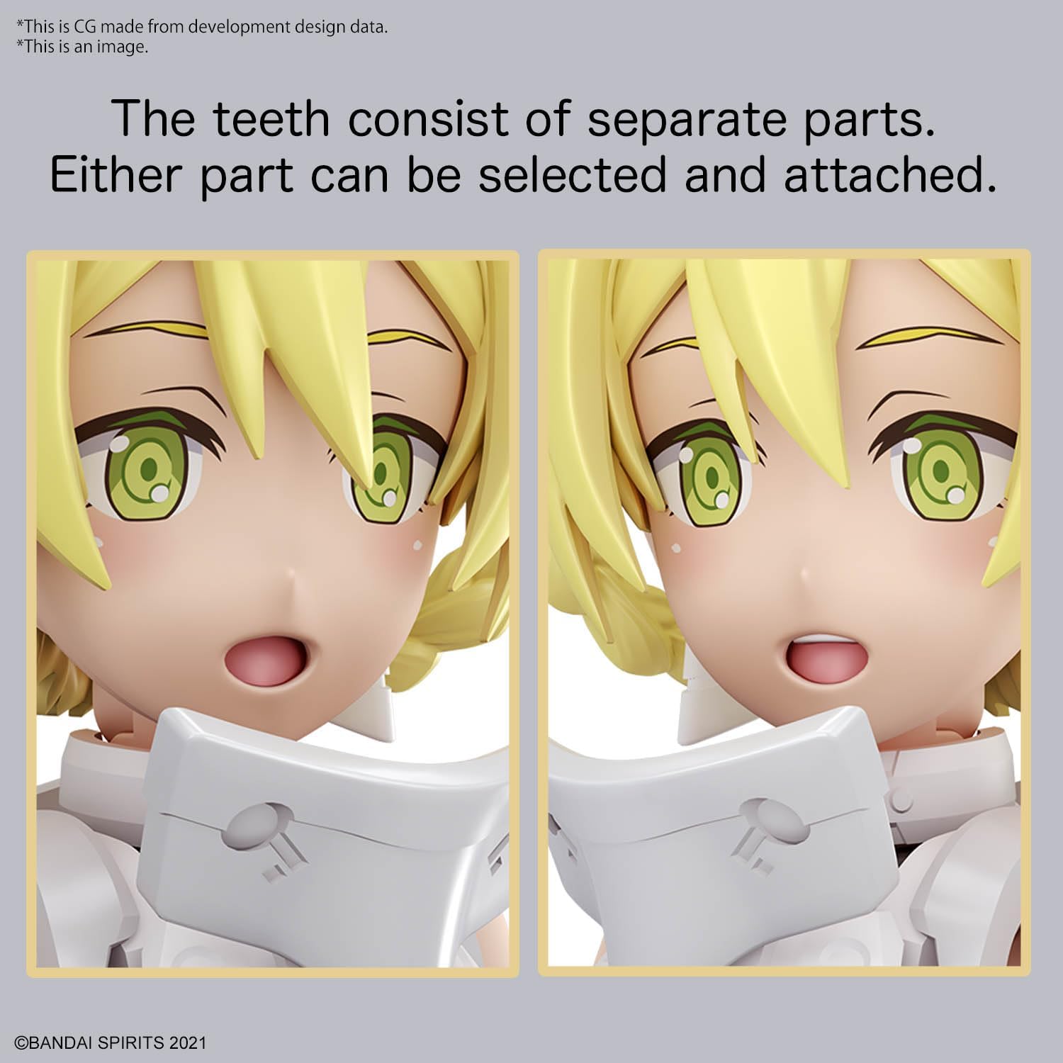 Bandai 30MS 012 SIS-F00 Ufia Color A Color Coded Plastic Model - BanzaiHobby