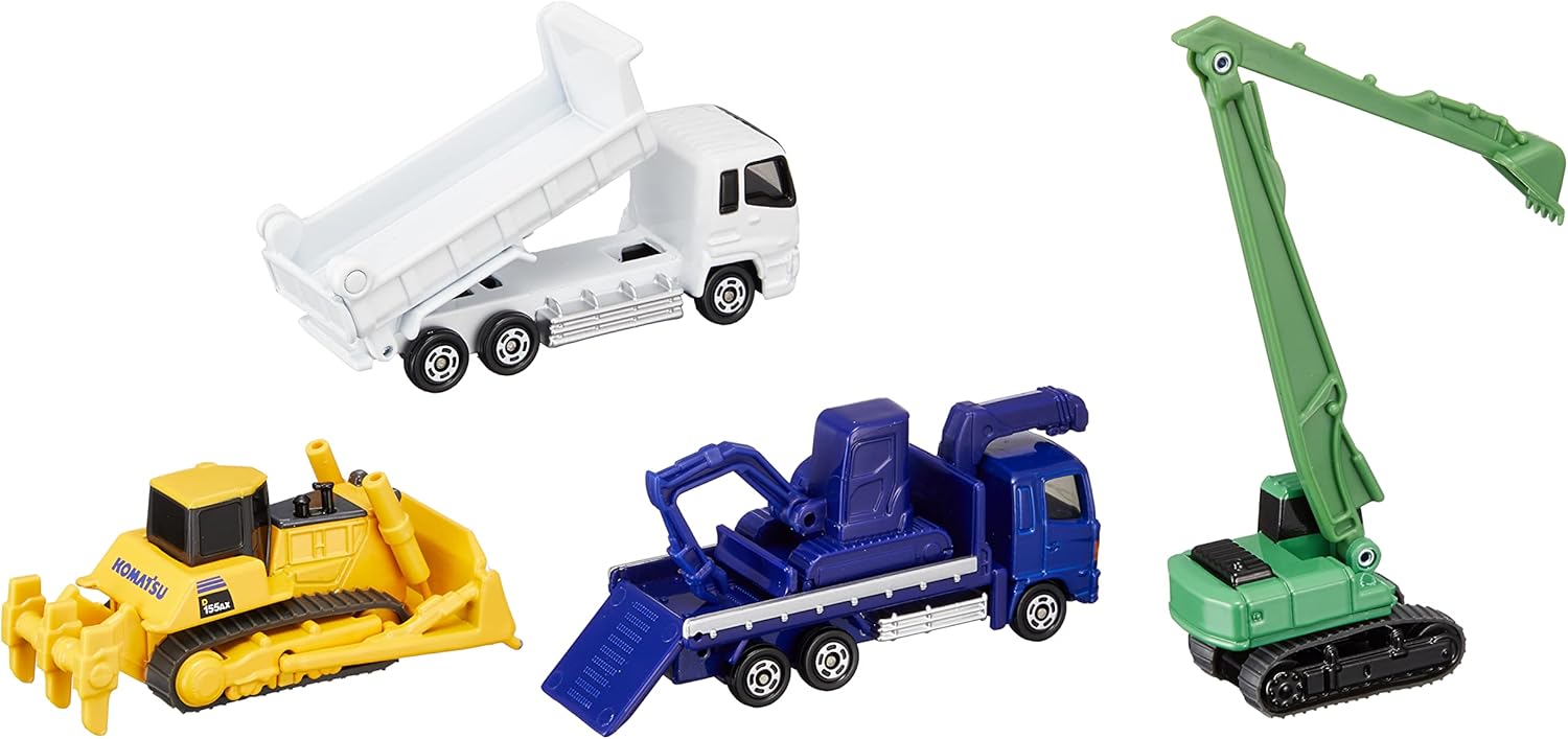 Tomica Gift Set of 5 Construction Vehicles