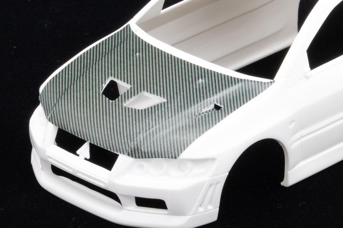Fujimi Touge-5EX-1 1/24 Mitsubishi Lancer Evolution VII GSR Special Edition (with Carbon Bonnet Decal) - BanzaiHobby