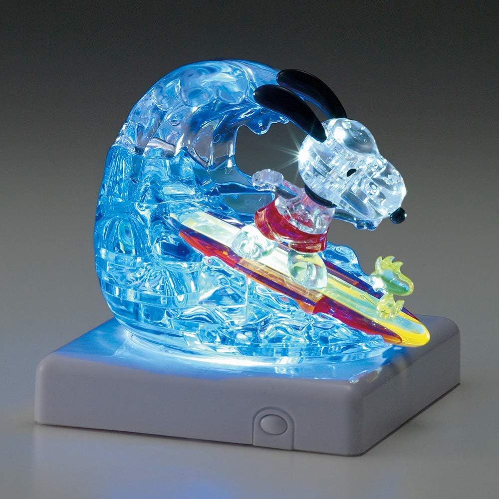 Beverly 50258 Crystal Puzzle Snoopy Surfing 40 Piece - BanzaiHobby
