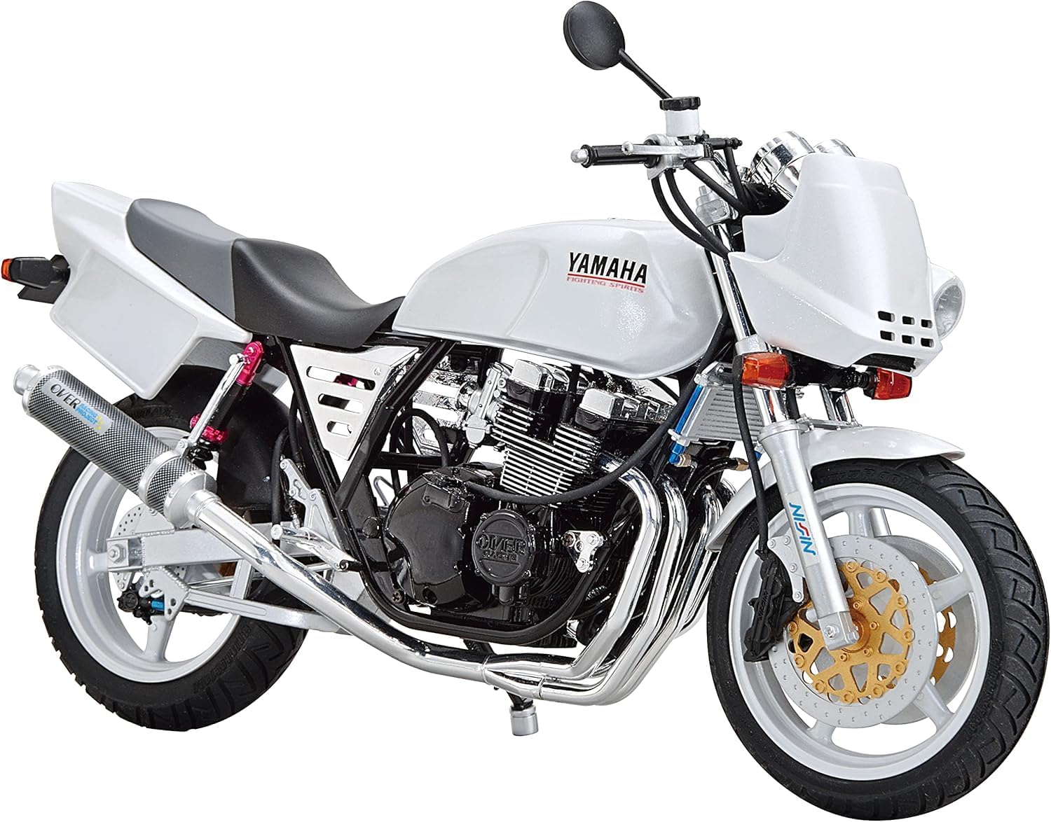 Aoshima 1/12 The Bike No. 54 Yamaha 4HM XJR400S 1994 with Custom Parts - BanzaiHobby