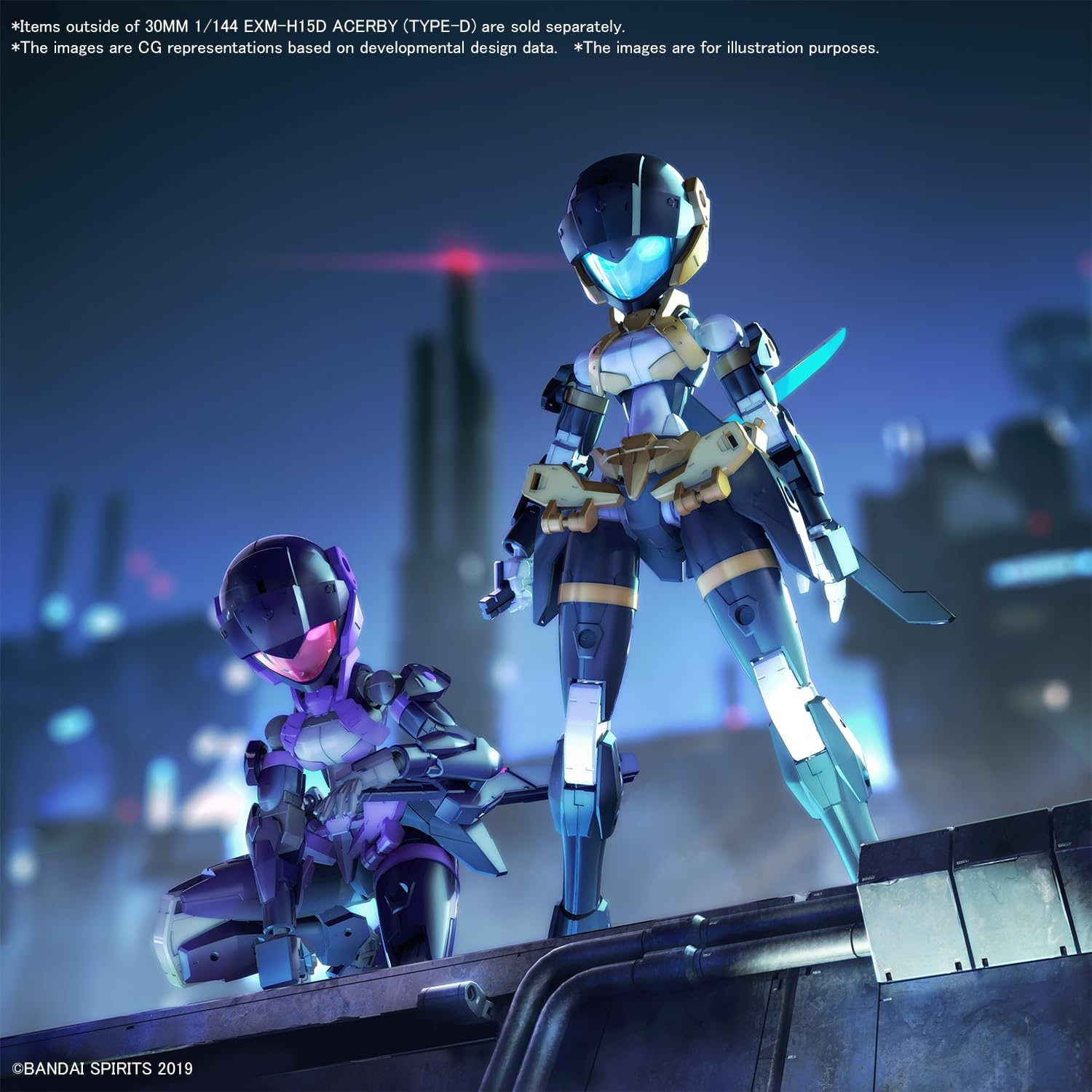 BANDAI EXM-H15D 1/144 30MM Acherby TYPE-D - BanzaiHobby