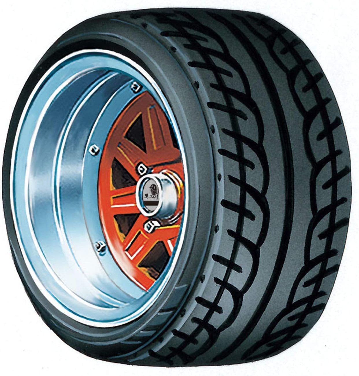 Aoshima 1/24 The Tuned Parts No. 89 Mark III Shallow Rim 14-inch - BanzaiHobby