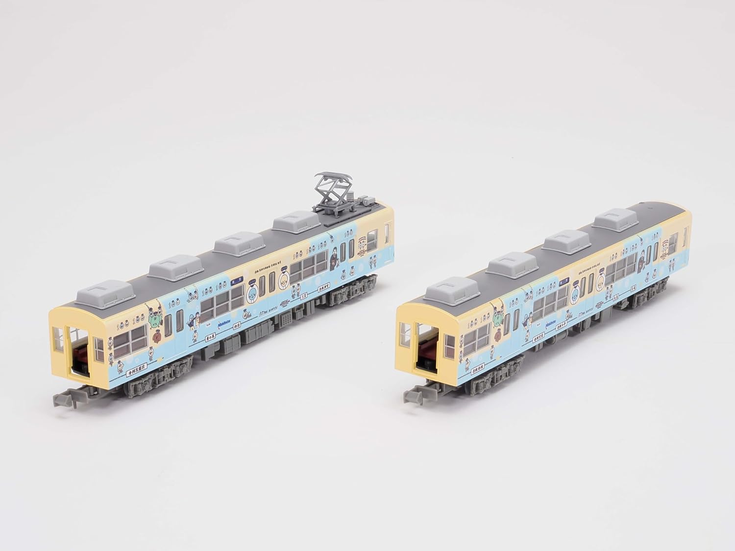 TOMYTEC Railway Collection Nishi-Nippon Railroad 600 Series Nishitetsu Kaizuka Line 100th Anniversary Wrapping Train 2 Cars Set - BanzaiHobby