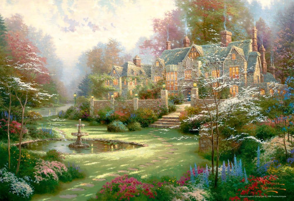 Beverly M81-822Thomas Kinkade Spring Garden Puzzle - BanzaiHobby