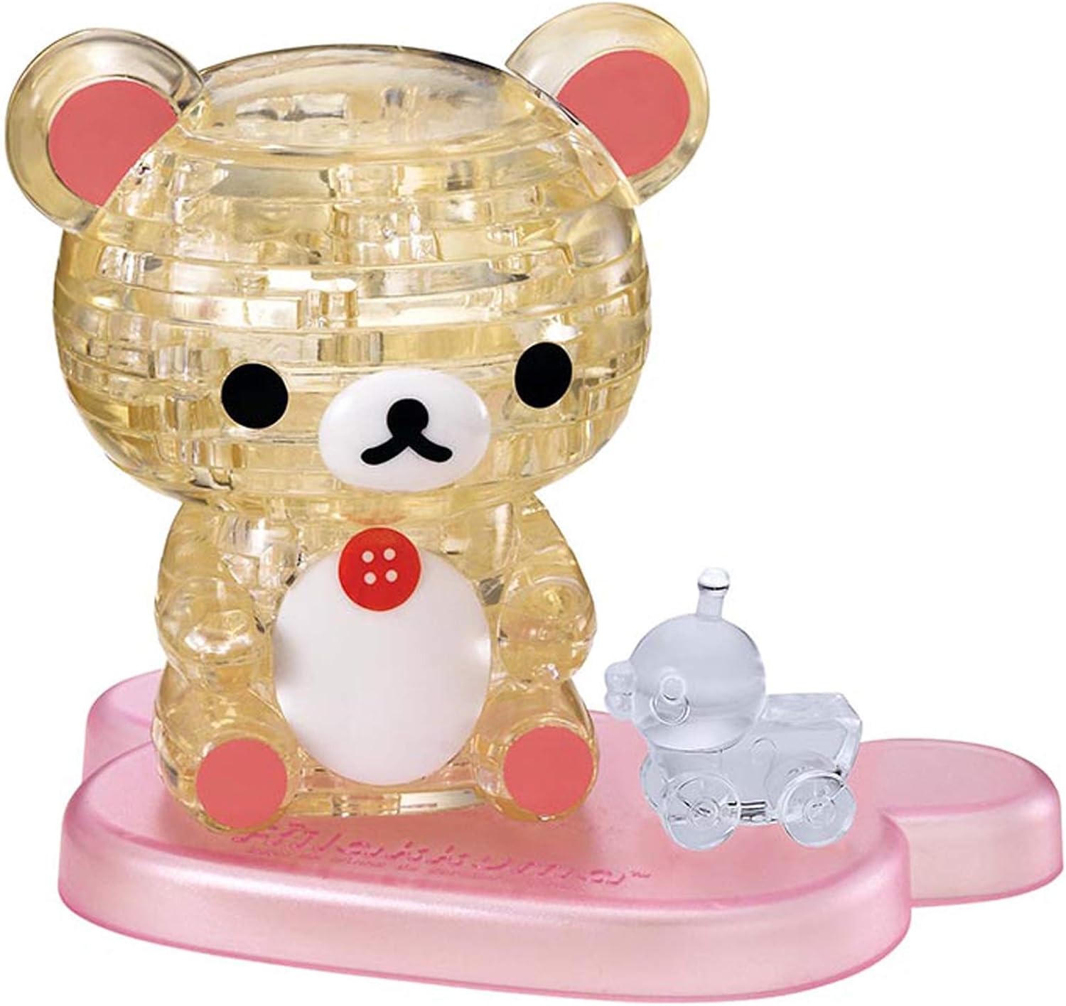 BEVERLY 50193 3D Crystal Puzzle Korilakkuma 37 Pieces - BanzaiHobby