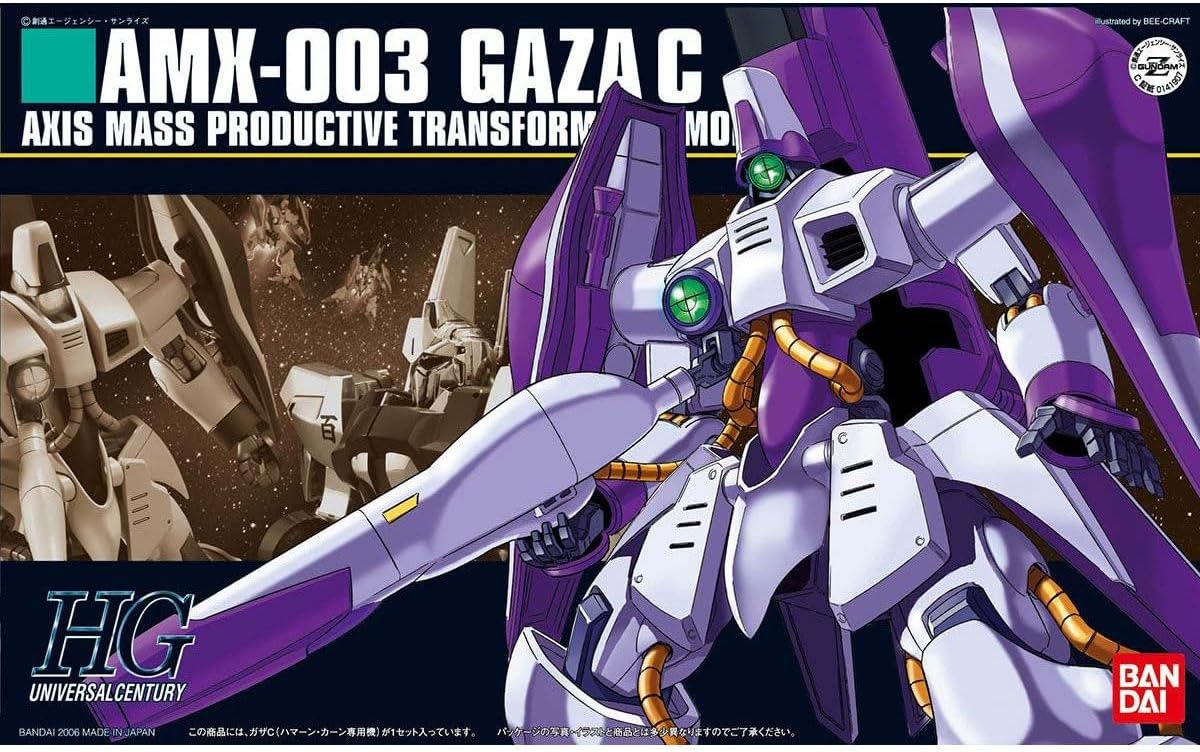 Bandai HGUC 062 1/144 AMX-003 GAZA C - BanzaiHobby