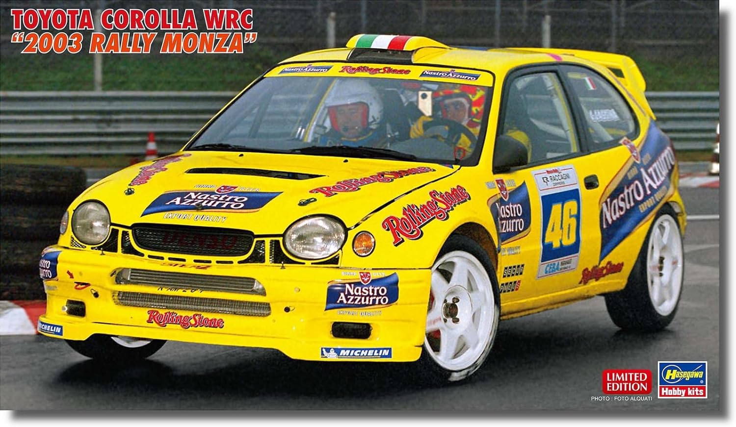 Hasegawa 20686 1/24 Toyota Corolla WRC 2003 Rally Monza Plastic Model