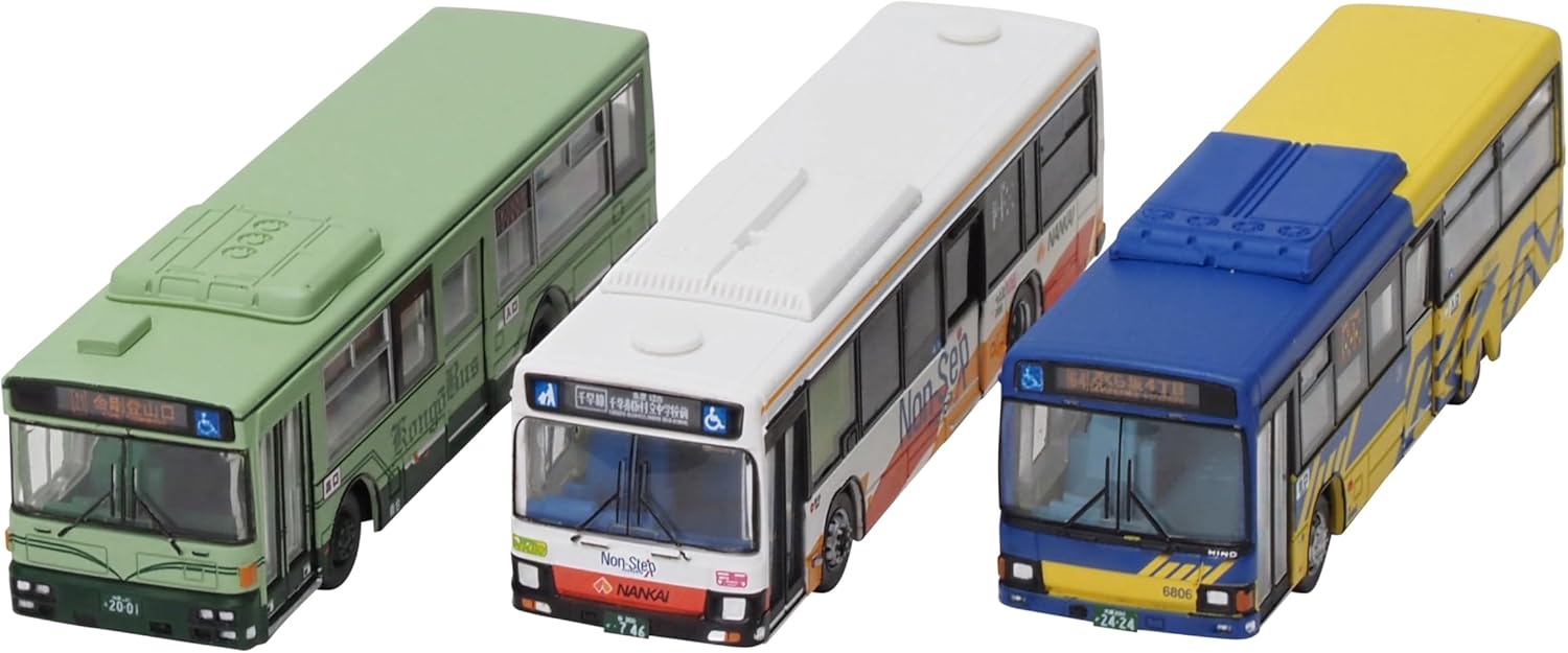TOMYTEC The Bus Collection: Goodbye Kongo Bus, Tondabayashi Station 3 Company Set - BanzaiHobby