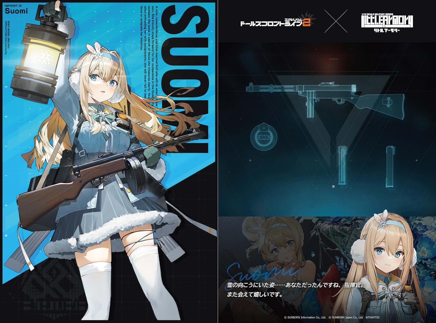 TOMYTEC LA-DF34 1/12 Little Armory Dolls' Frontline 2 Suomi - BanzaiHobby