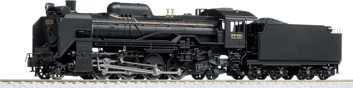 KATO HOゲージ D51（1-203） KATO 1-203 (HO) Steam Locomotive D51 Standard Production Type