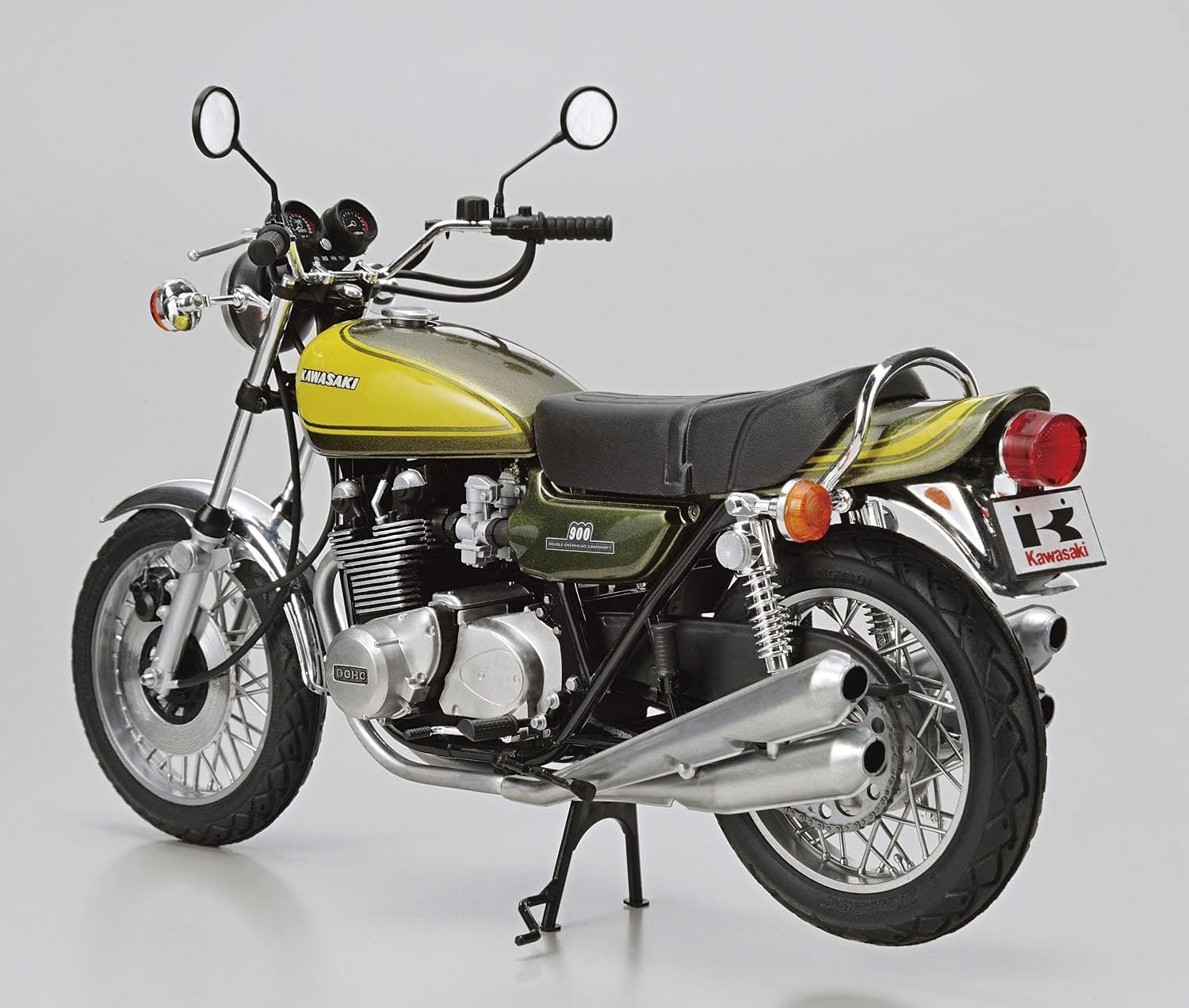 Aoshima 1/12 The Bike No. 47 Kawasaki Z1 900 Super 4 1973 with Custom Parts - BanzaiHobby