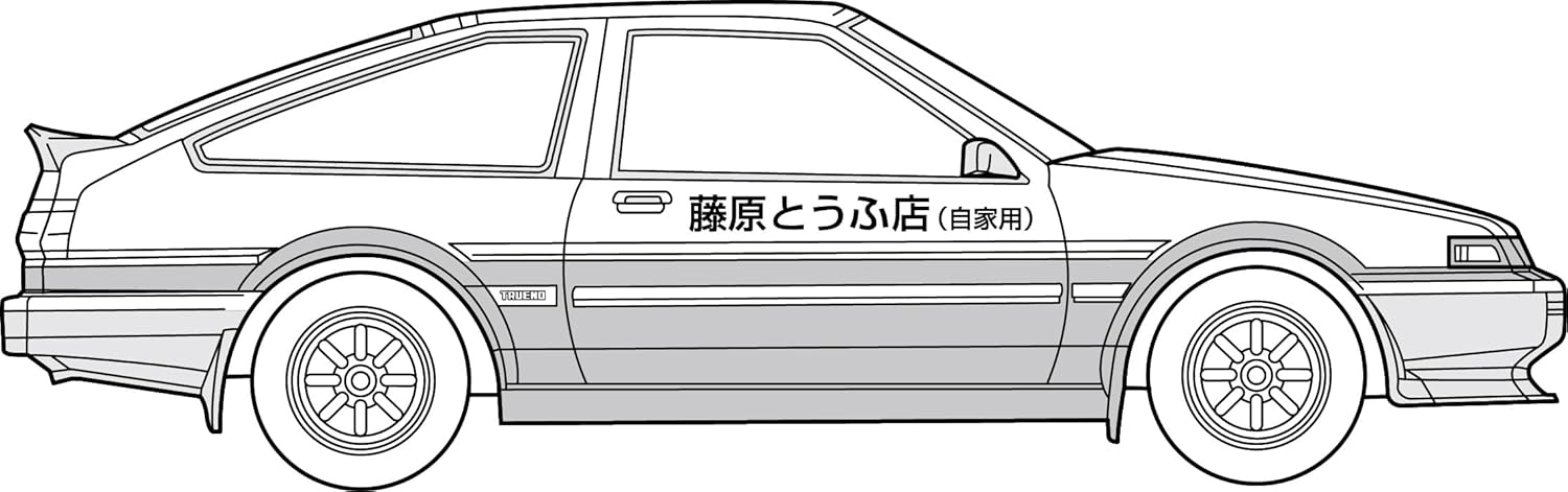 Fujimi ISD-001 1/24 Initial D Series No.001 Early Treno 1600GT APEXAE86 Takumi Fujiwara - BanzaiHobby