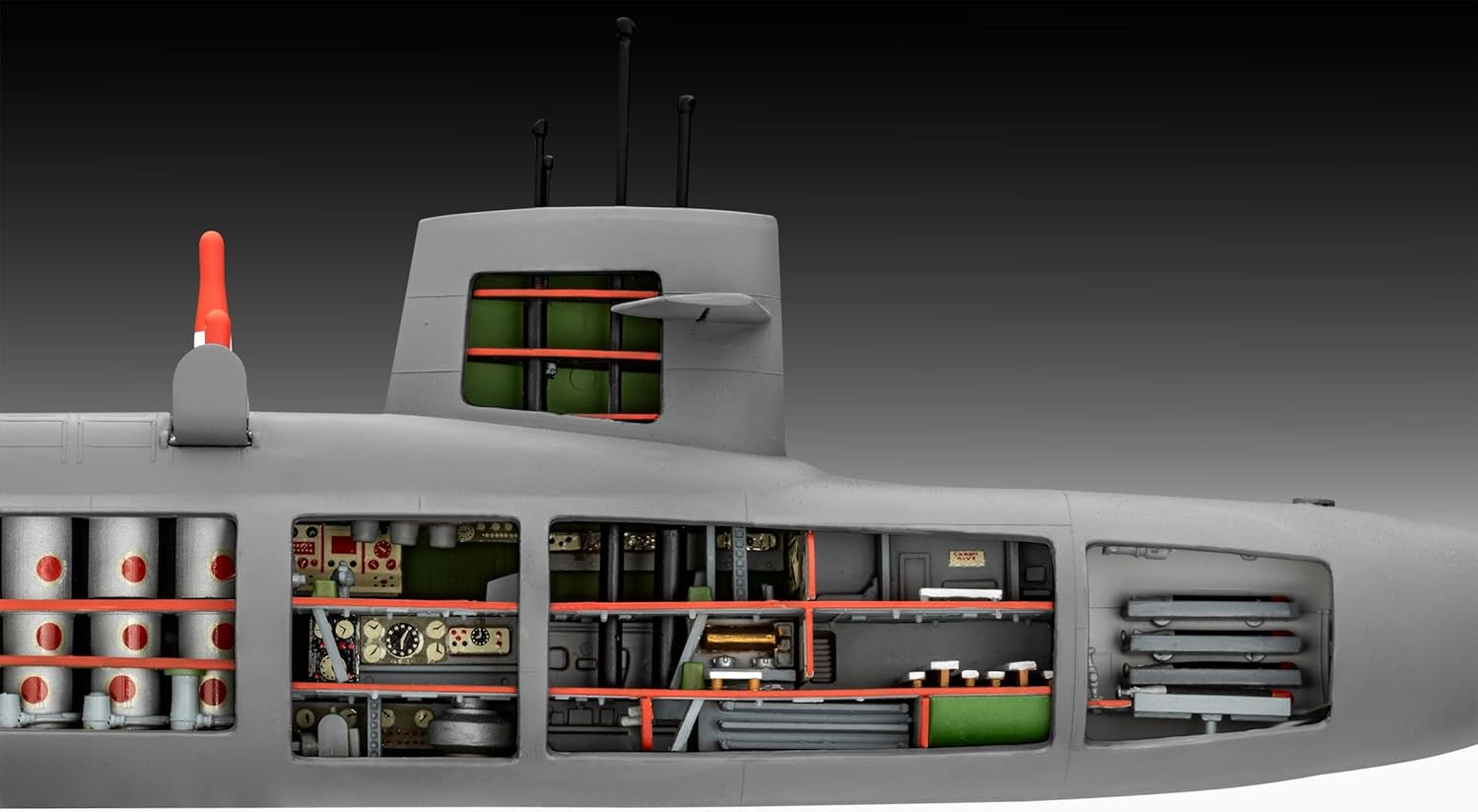 Hasegawa 05185 1/253 SSB Abraham Lincoln (Cutaway Model)