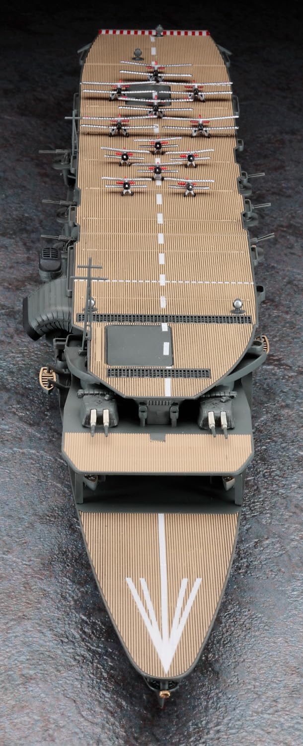 Hasegawa 30072 1/700 Japanese Navy Aircraft Carrier Akagi Three Flight Deck w/ Carrier Based Aircraft Set (Biplane) - BanzaiHobby