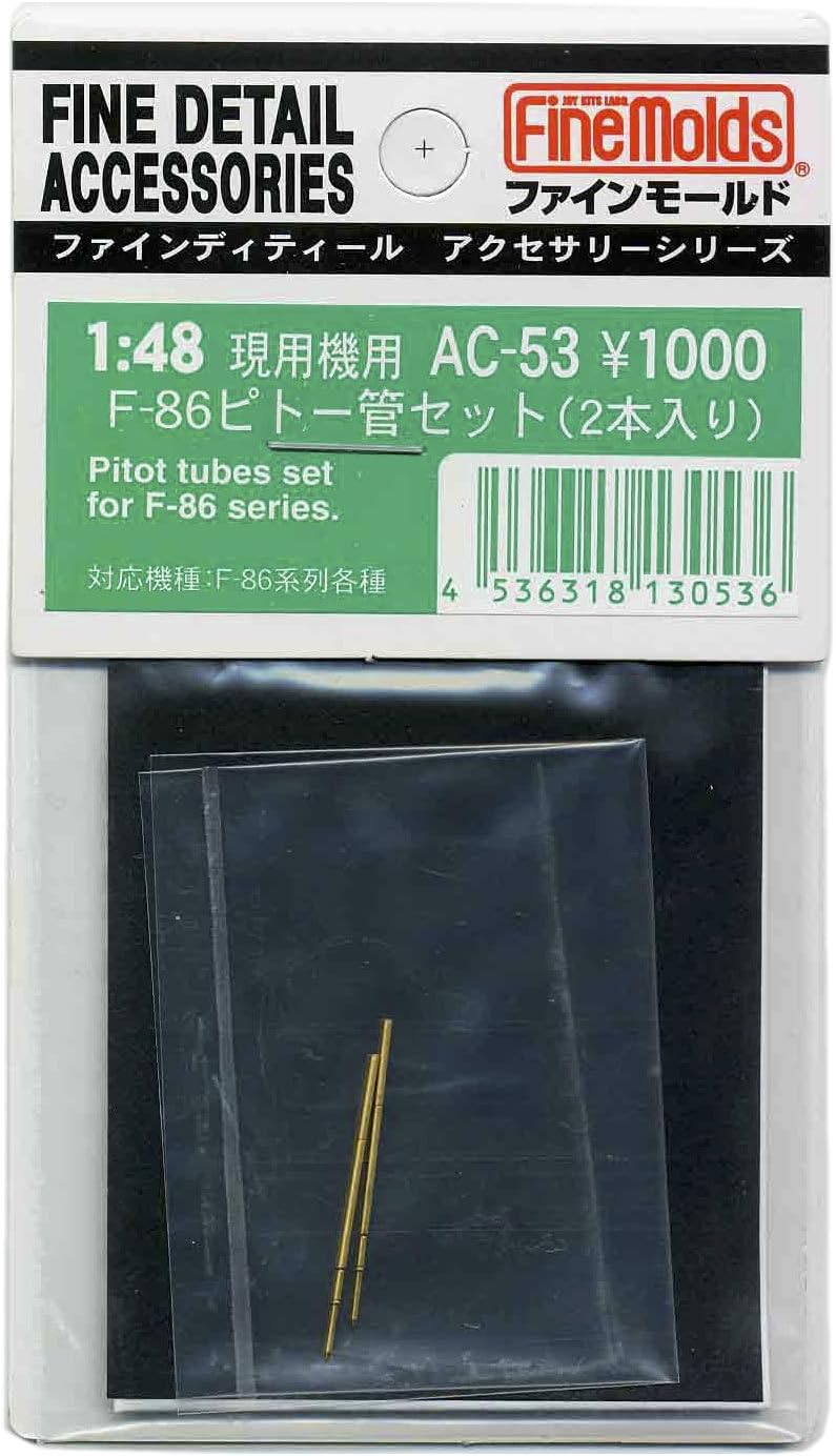 Fine Molds AC53 1/48 Aircraft Accessories F – 86 pito- Tube, 3-Pack, Plastic Model for Parts - BanzaiHobby