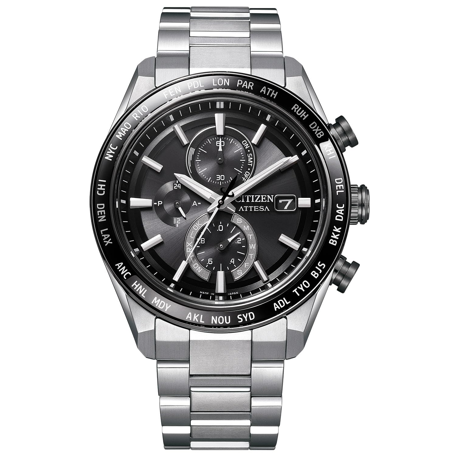 CITIZEN] 腕時計 ATTESA (電波時計/防水/サファイアベゼル) AT8295-56E 