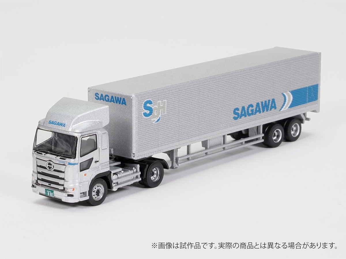 TOMYTEC The Truck Collection Sagawa Express Truck Trailer Set of 2 - BanzaiHobby