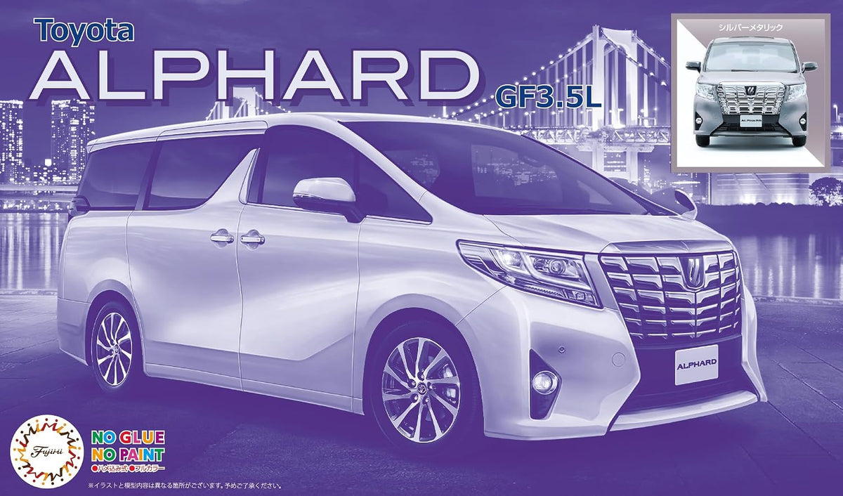 Fujimi BPN-4 1/24 Toyota Alphard GF3.5L (Silver Metallic)