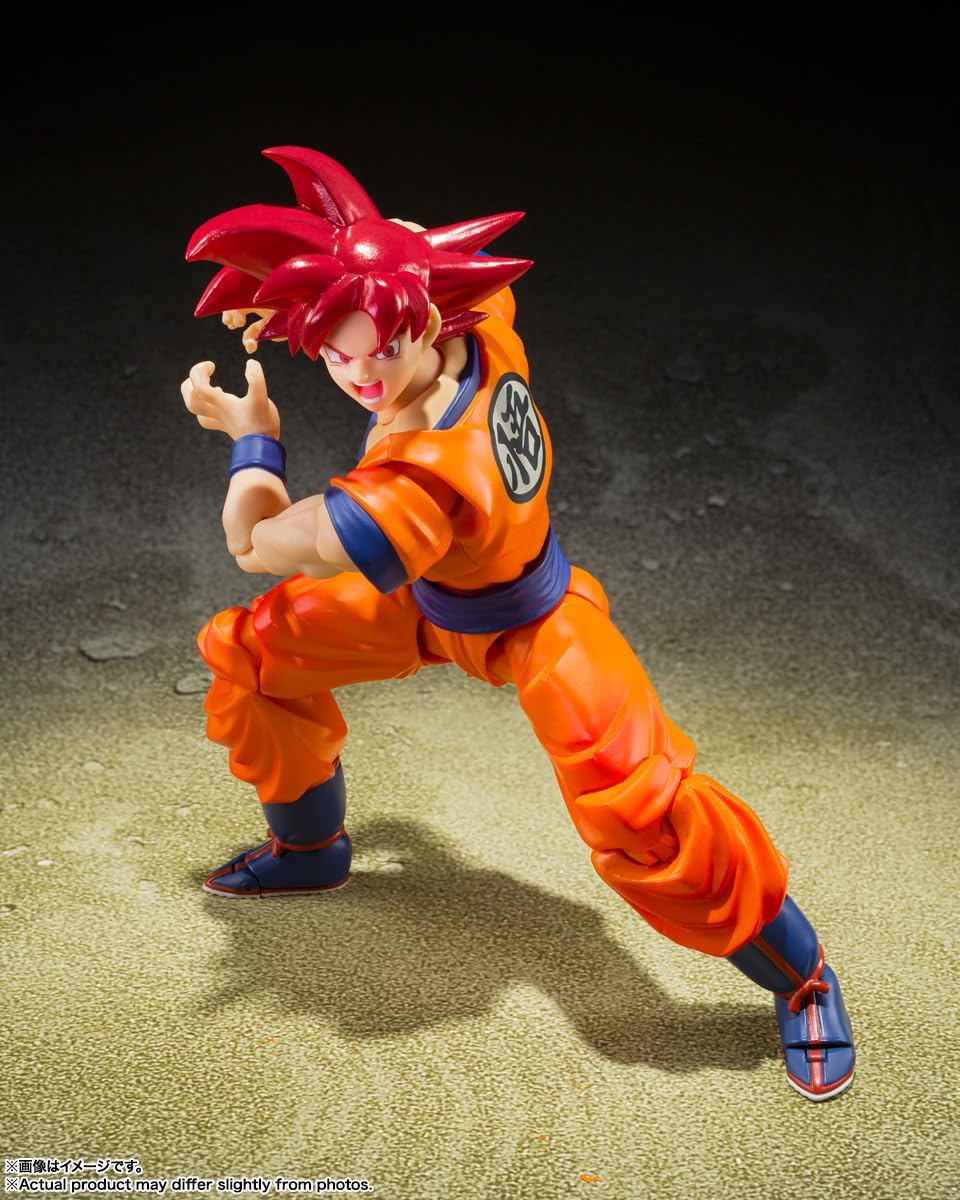 Bandai SHF Super Saiyan God Son Goku Saiyan God - BanzaiHobby