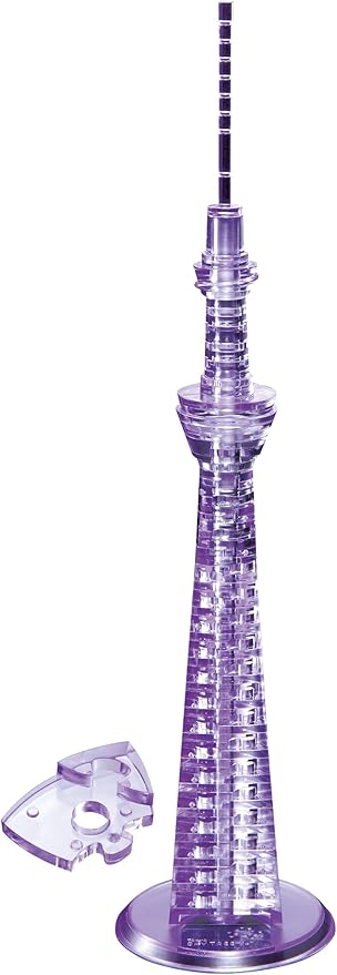 Beverly 50143 Tokyo Sky Tree Miyabi Crystal 3D Puzzle 62P - BanzaiHobby