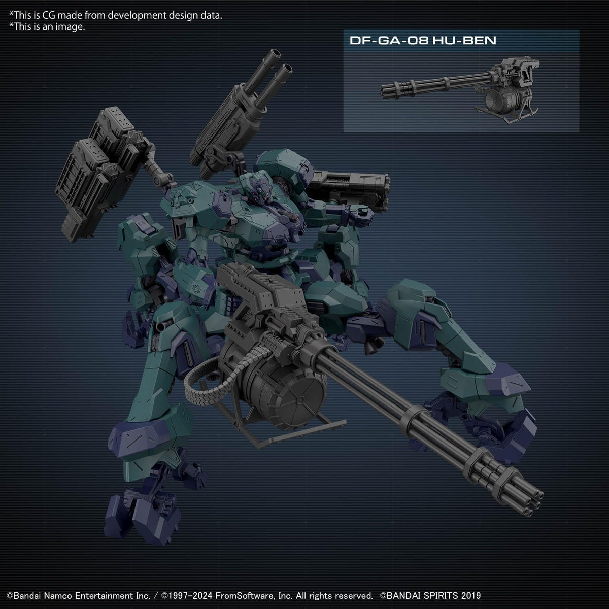 Bandai 30MM AC04 Armored Core VI Fires of Rubicon Balam Industries BD-011 Melander Liger Tail - BanzaiHobby