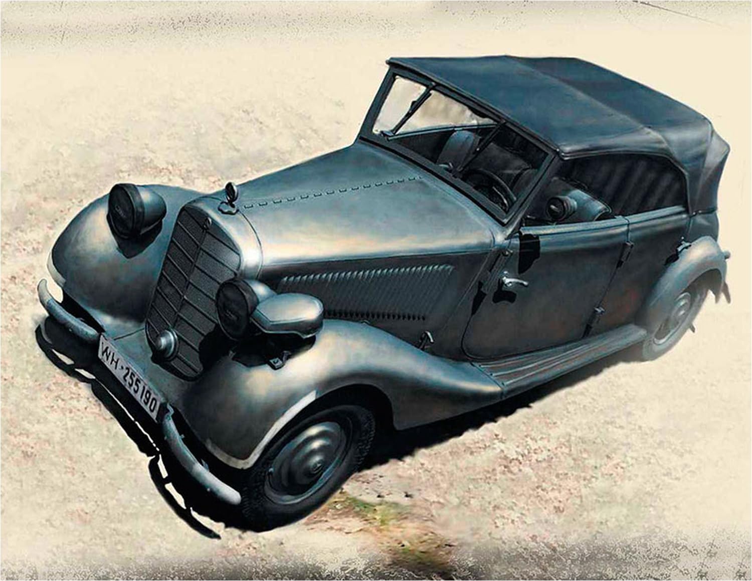 Master Box MB35V01 1/35 German Military Car Type 170V Tourenwagen 4-Door Type 1937-40 - BanzaiHobby