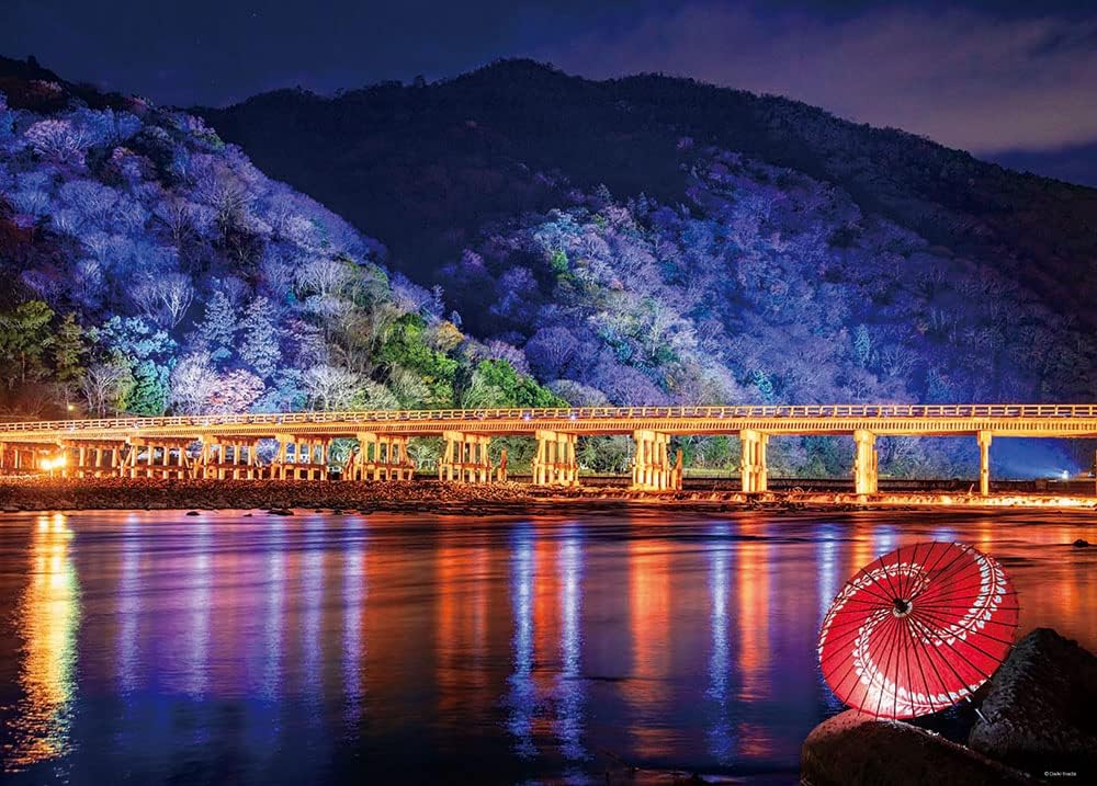 Beverly 600-012Togetsukyo Bridge Fantasy Japanese Landscape Puzzle - BanzaiHobby