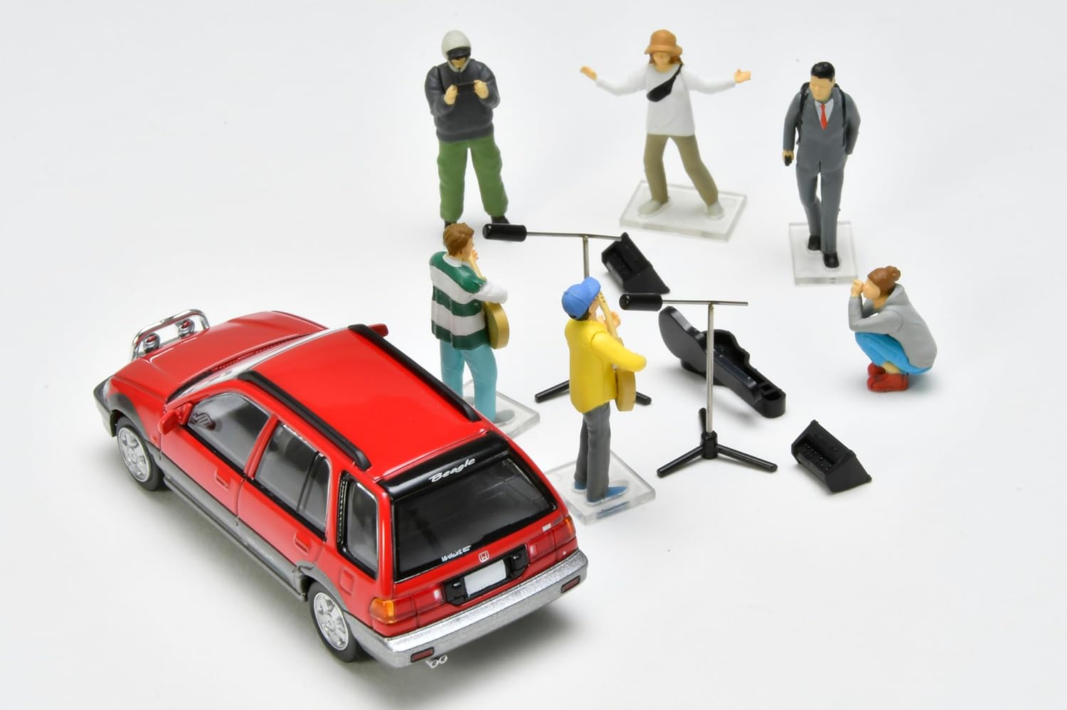 TOMYTEC 325239 1/64 Diocolle 64 #Car Snap 23a Street Live (Honda Civic Shuttle Beagle included) - BanzaiHobby