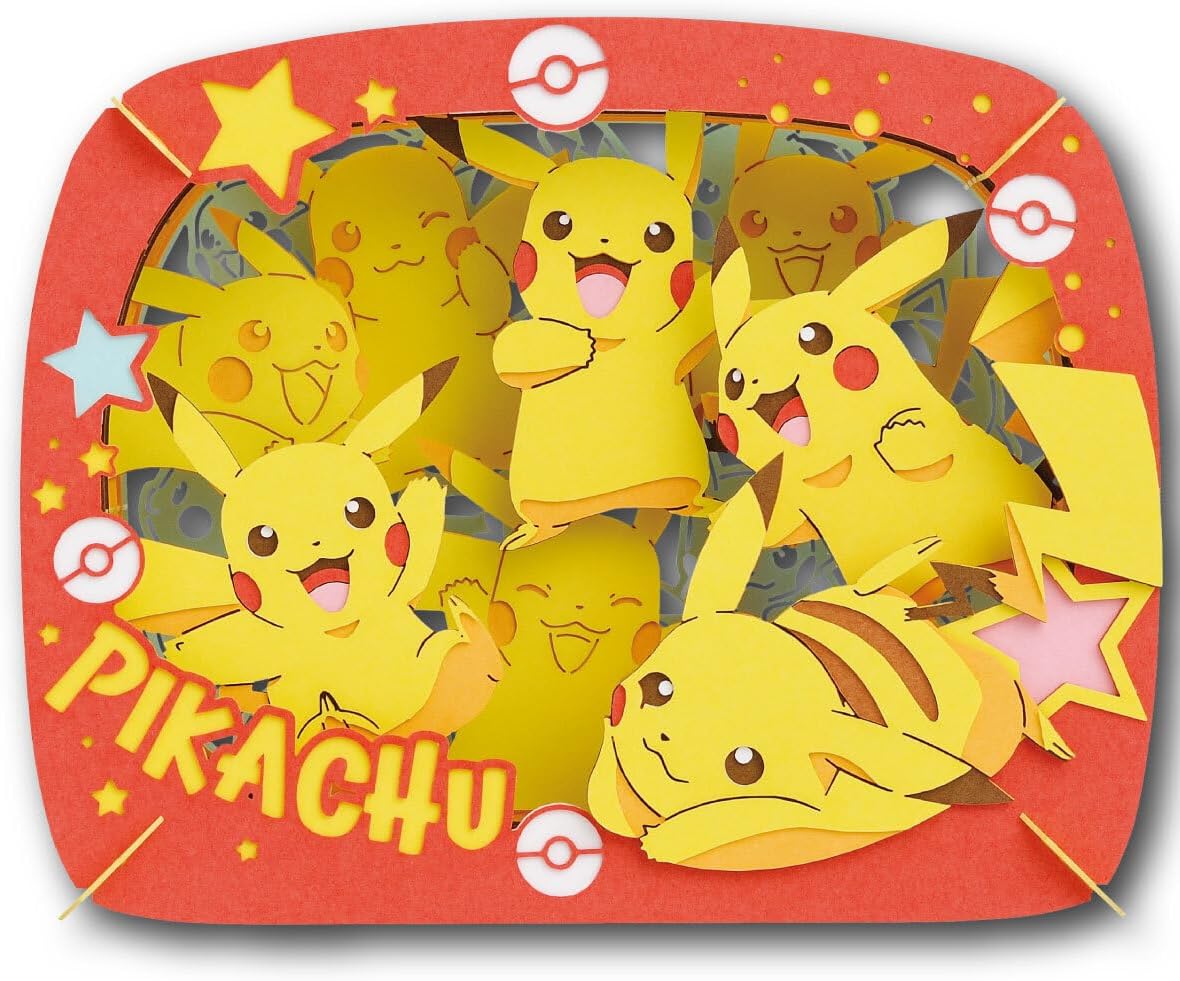 Ensky PT-203 Lots of Pikachu - Paper Theater - BanzaiHobby