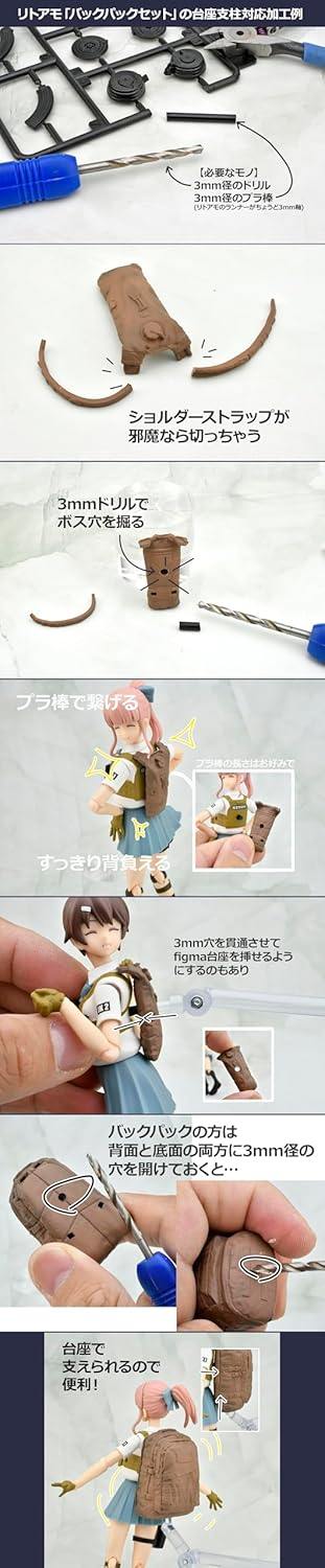 TOMYTEC LD036 1/12 Little Armory Backpack Set A - BanzaiHobby