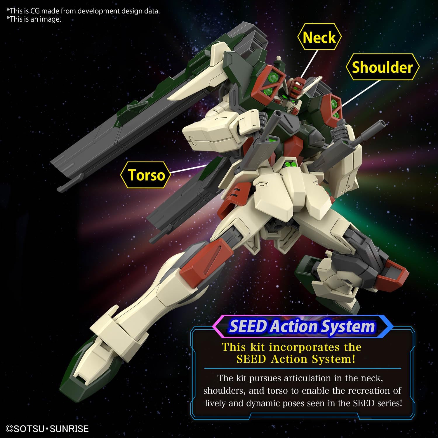Bandai HGCE253 Lightning Buster Gundam (Mobile Suit Gundam SEED Freedom) - BanzaiHobby