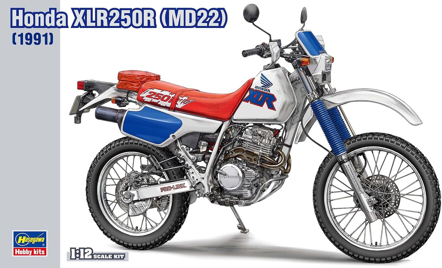 Hasegawa BK18 1/12 Honda XLR250R (MD22) (1991) - BanzaiHobby