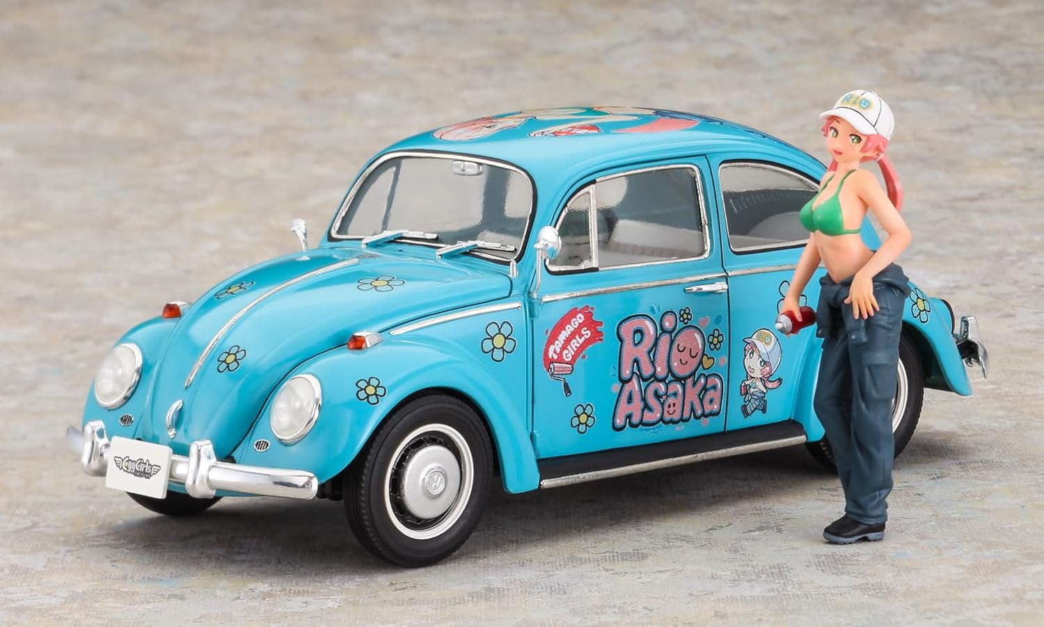 Hasegawa SP665 1/24 Volkswagen Beetle 1966 Rio Asaka w/Figure