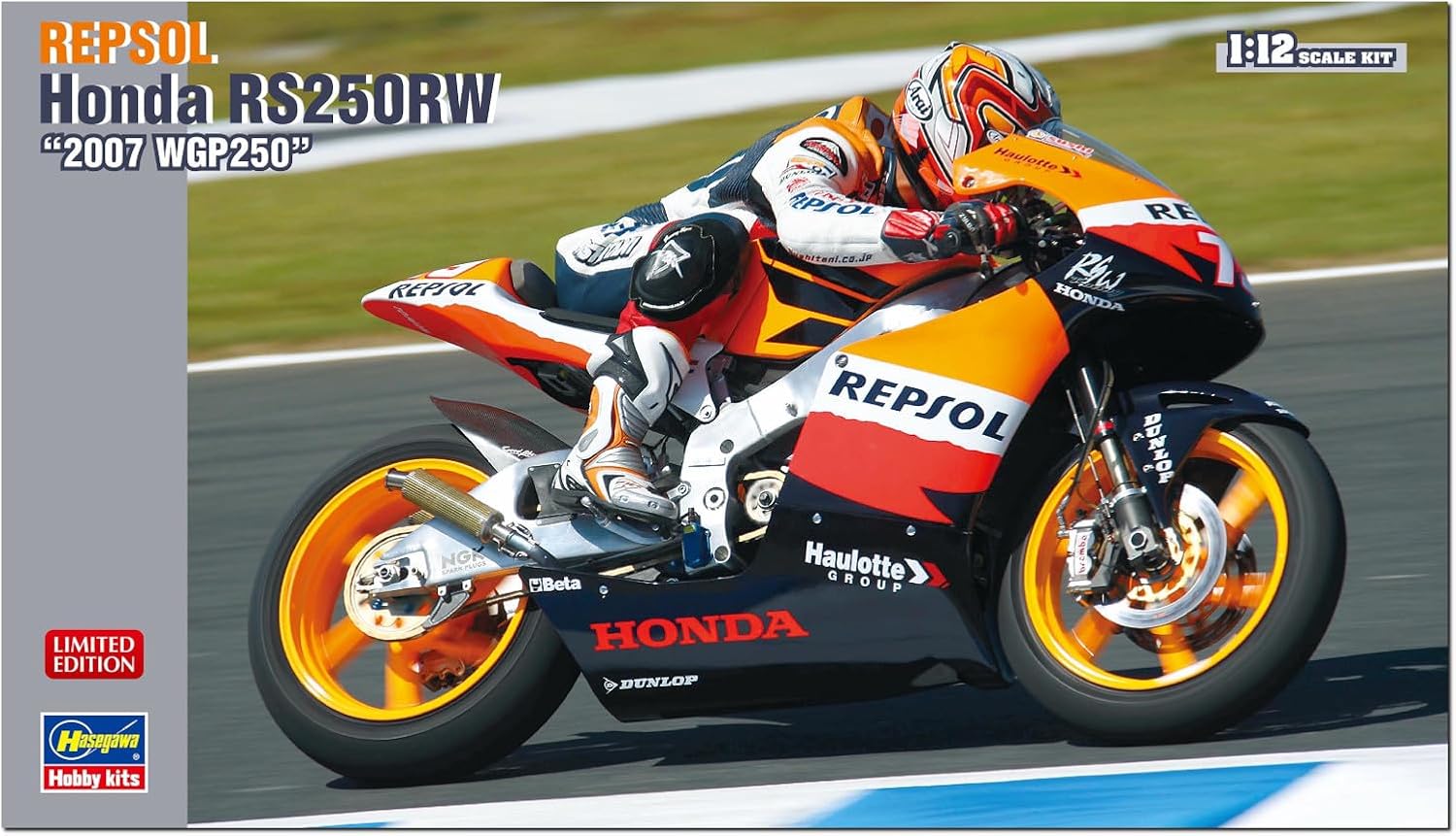 Hasegawa 21769 1/12 Repsol Honda RS250RW 2007 WGP250 - BanzaiHobby