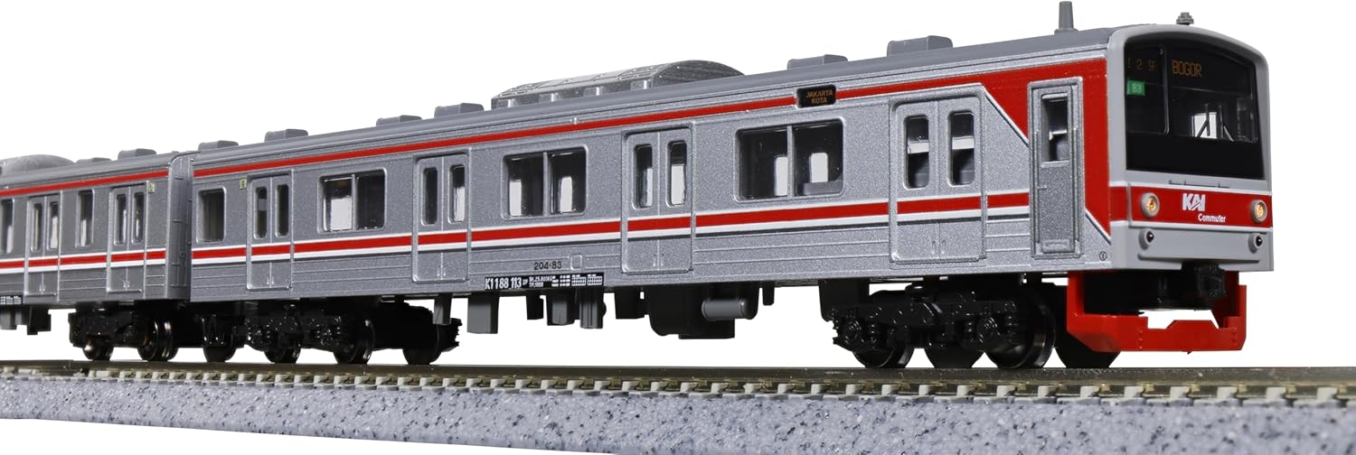 KATO 10-1755 N Gauge Indonesian Commuter Railway 205 Series 12-Car Set - BanzaiHobby
