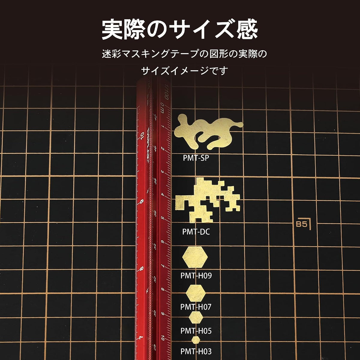 Plamokojo PMT-SP Cloud-Pattern Camouflage Masking Tape