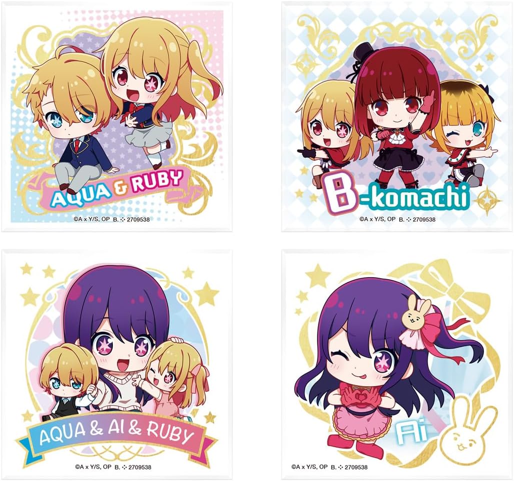 Bandai Chibi Character Acrylic Oshinoko (Set of 10) - BanzaiHobby
